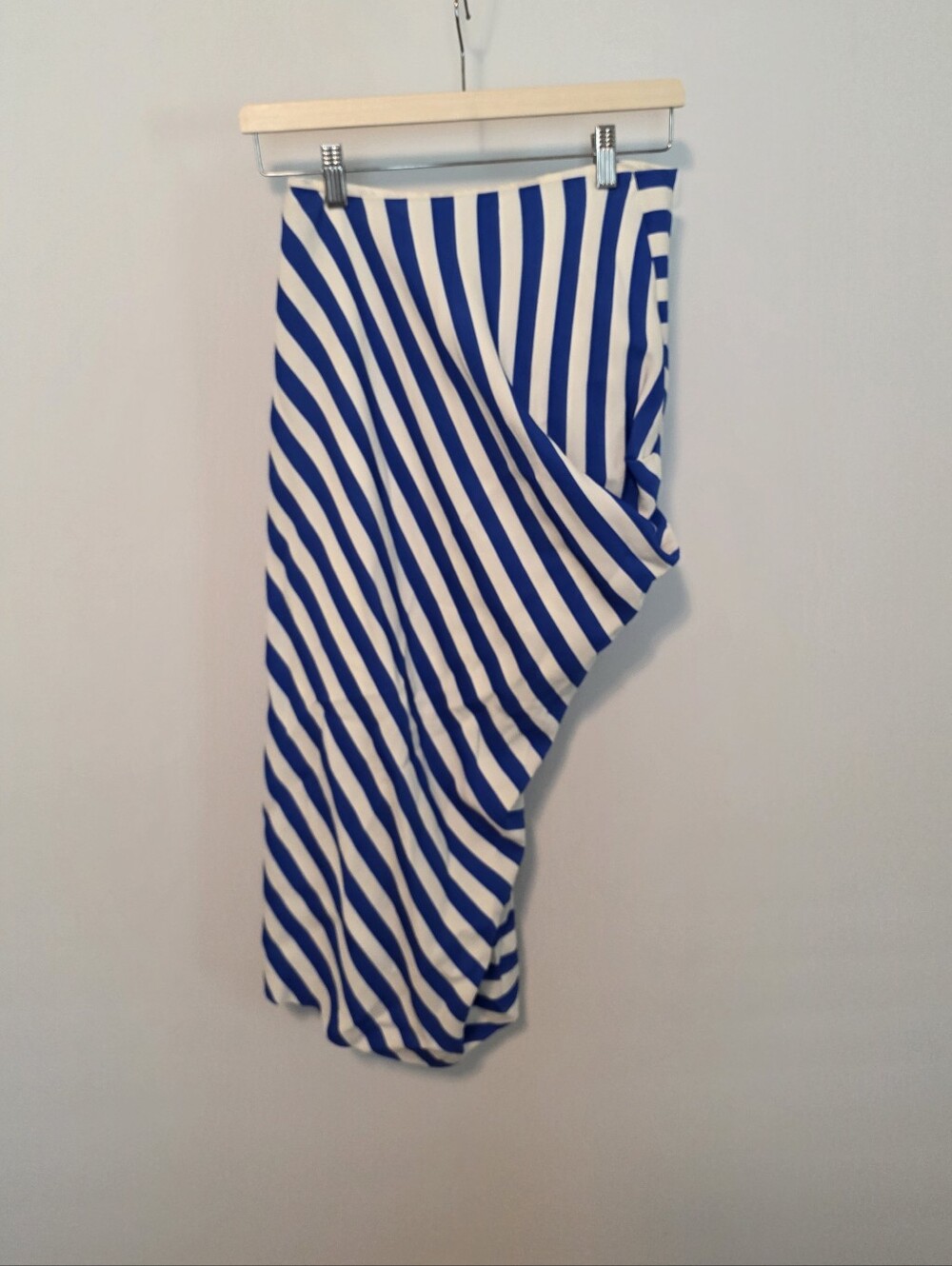 Women's Skirt - Vintage Dries Van Noten Asymmetric Draped Knee Length Size 36